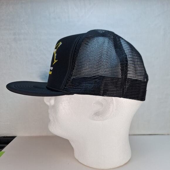 Vintage Funny Liquor Trucker Hat Cap Mesh Snapback Black "Don't Drink And Drive" - Picture 2 of 8